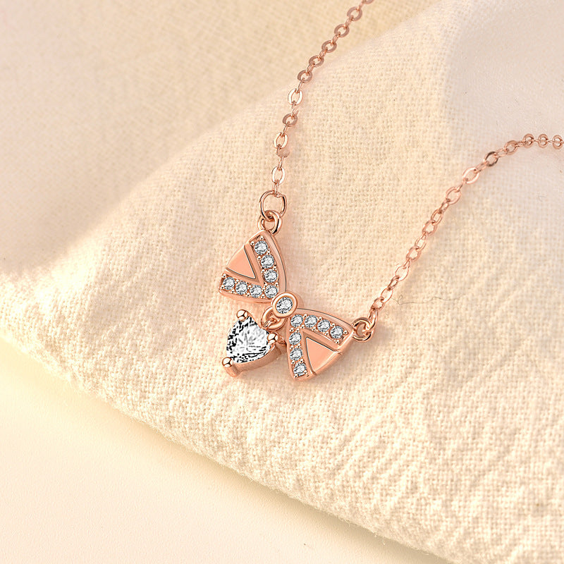 Crystal Ribbon Charm